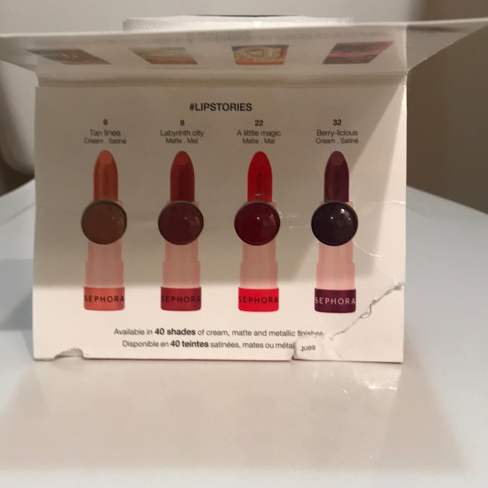 ⚡️FP⚡️ Sephora #Lipstories Lipstick Sample Card